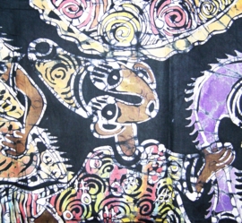 BATIK WANDKLEED 90x130 uit Tanzania | puur en uniek afrikaans handwerk