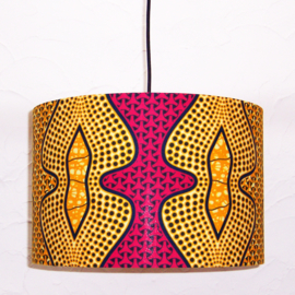 LULU afrikaanse lampenkap | African Wax Print | Ø 35 cm