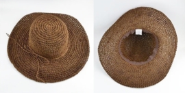 STRANDHOED COFFEE | strooien hoed voor vakantie | opvouwbaar