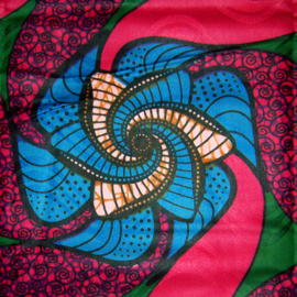 130 Afrikaanse stof | African Wax Bazin (Damast) - 100% cotton  | prijs / yard