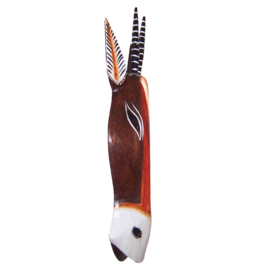 54 cm Houten ORYX masker DANJUMA - African animal mask