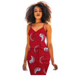 412 Afrikaanse stof | African Wax Print - soft cotton | prijs / yard