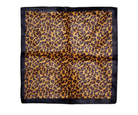 BANDANA LEOPARD 54x54 cm hoofddoek afrikaanse print