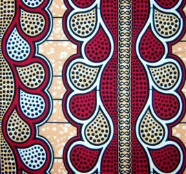 279 Afrikaanse stof | African Wax Print - Ankara fabric - 100% premium soft cotton | prijs / yard
