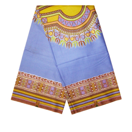 Dashiki stof LILA | ANGELINA Java Prints van VLISCO | 6 yards = 3 dashiki patronen