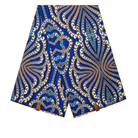 405 Afrikaanse stof | African Wax Print premium cotton | prijs / yard
