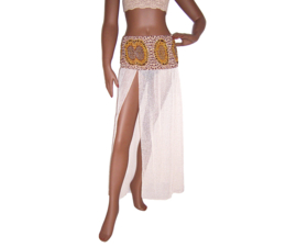 Afrikaanse rok / strandjurk GYPSY | African beach dress | maat L-40