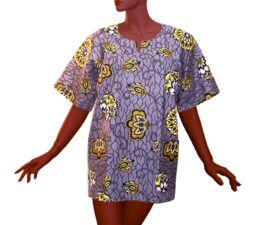 Afrikaans dashiki shirt BADRU | Ankara african wax print | unisex