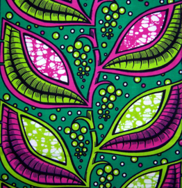 391 Afrikaanse stof | African Wax Print - 100% cotton | prijs / yard