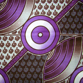 296 Afrikaanse stof | African  Wax Print Ankara fabric 100% cotton  | prijs / yard