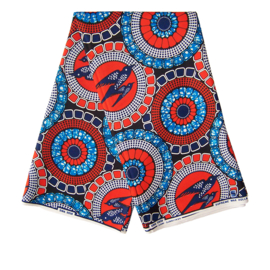 144 Afrikaanse stof | African Ankara Wax Print 100% cotton  | prijs / yard