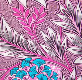 245 Afrikaanse stof | African Wax Print - Ankara fabric - 100% cotton | prijs / yard