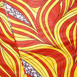 202 Afrikaanse stof | African Wax Print - 100% cotton | prijs / yard