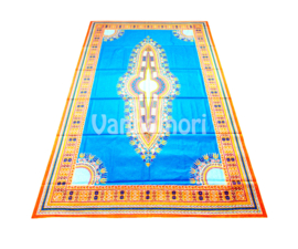 Dashiki stof TURQUOISE | ANGELINA Java Prints van VLISCO 100% katoen coupon 180 x 120 cm