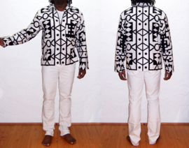 Afrikaanse jas / jacket SAMAKAKA | unisex zomerjack | maat L