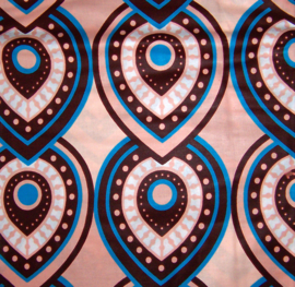 199 Afrikaanse stof | African Ankara Wax Print - 100% cotton  | prijs / yard