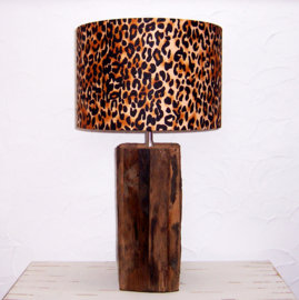 LEOPARD BRUIN afrikaanse lampenkap | Animal Print | Ø 35 cm