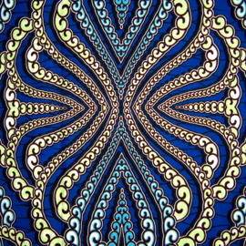 405 Afrikaanse stof | African Wax Print premium cotton | prijs / yard