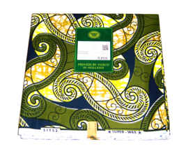 324 VLISCO *Super-Wax* Premium Cotton | Veritable Wax Hollandais stof | prijs / yard