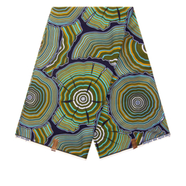 410 Afrikaanse stof | African Wax Print - soft cotton | prijs / yard