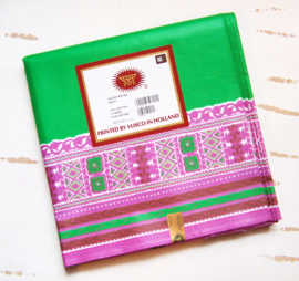 Dashiki stof GREEN | ANGELINA Java Prints van VLISCO | 6 yards = 3 dashiki patronen