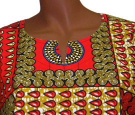 Afrikaans dashiki shirt KENDI | african print | unisex | maat 3XL