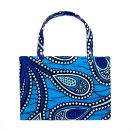 NAIRA cadeautasje van afrikaanse wax print | gift bag voor sieradendoosjes / A6 envelop