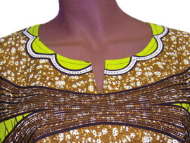 Afrikaans dashiki shirt JAFARI | african wax print | maat 4XL/5XL
