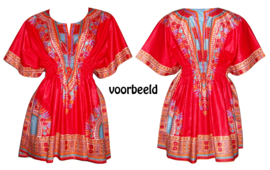 Afrikaanse dashiki jurk YELLOW GOLD | kaftan | Vlisco ANGELINA