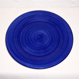 Borrelset Donkerblauw-Poisson van Dishes & Deco | 2 Mokken + 2 Snackborden Ø 27,5 cm