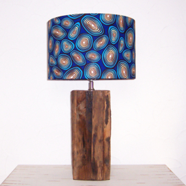 BLUE STONES afrikaanse lampenkap African Print | Ø 35 cm