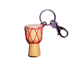 Sleutelhanger DJEMBE DRUM | afrikaans trommeltje | hout #2