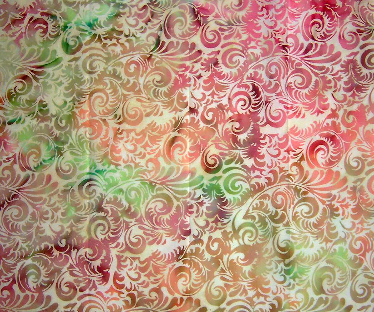 C18 - BATIK quiltstof | batikstof lapje van 50 x 55 cm | 1 Fat Quarter