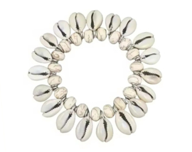 COWRIE armband | schelpen en kralen | Boho Chic - Ibiza style