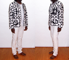 Afrikaanse jas / jacket SAMAKAKA | unisex zomerjack | maat L