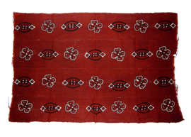 Bogolan mud cloth uit Mali - Afrikaanse modderdoek Bambara - rust 110x160 cm