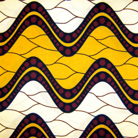 290 Afrikaanse stof | African Wax Print - Ankara fabric - premium cotton | prijs / yard