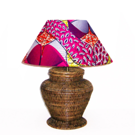 LAMPENVOET Birma riet / rotan | hoogte 37 cm | vintage design