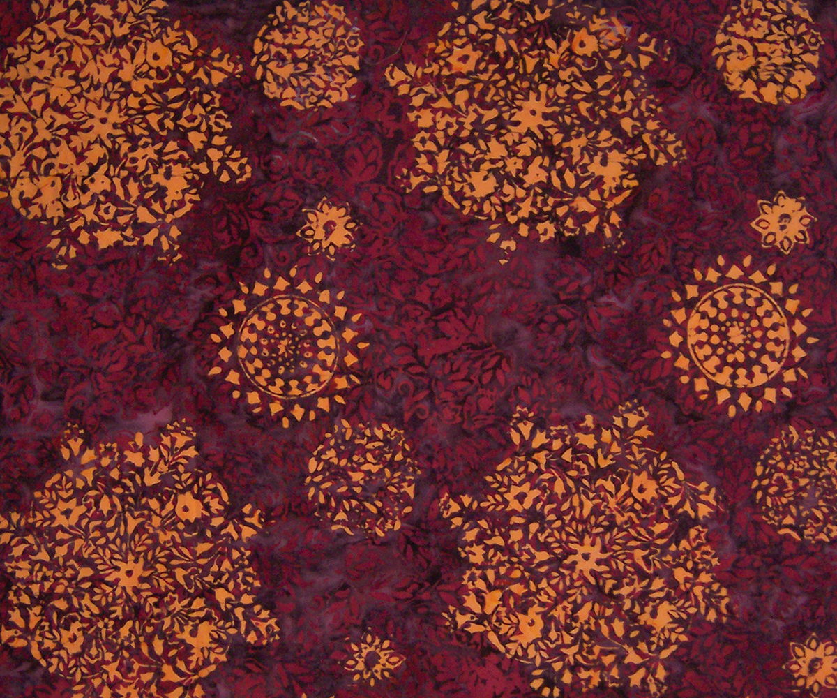 B8 - BATIK quiltstof | batikstof lapje van 50 x 55 cm | 1 Fat Quarter
