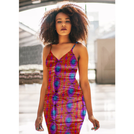 133 Afrikaanse stof | African Wax Bazin (Damast) - 100% cotton  | prijs / yard