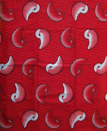 412 Afrikaanse stof | African Wax Print - soft cotton | prijs / yard