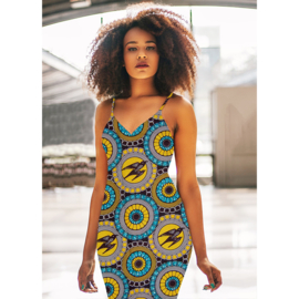 143 Afrikaanse stof | African Ankara Wax Print 100% cotton  | prijs / yard