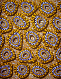 200 Afrikaanse stof | African Wax Print - 100% cotton | prijs / yard