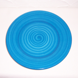Borrelset Lichtblauw van Dishes & Deco | 2 Mokken + 2 Snackborden Ø 27,5 cm | aardewerk