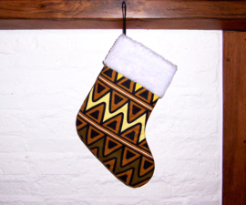 Afrikaanse kerstsok ONANI | African print Christmas stocking