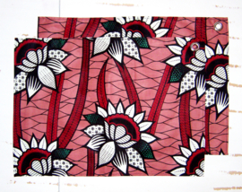 Afrikaanse PLACEMATS Kenya | set van 2 | african wax print  | 32,5 x 45 cm | 100% katoen Ankara stof