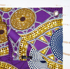 Afrikaanse PLACEMATS Jelani | set van 2 | african wax print  | 32,5 x 45 cm | 100% katoen Ankara stof