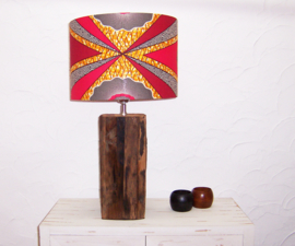 ELANA afrikaanse lampenkap | African Wax Print | Ø 35 cm