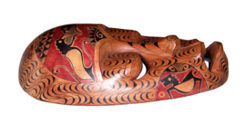 EXOTISCH MASKER uit Bali 33 cm | houten masker handbeschilderd
