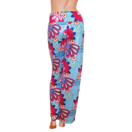 Palazzo pants LICHTBLAUW-PINK | hippie bohemian style maat 40